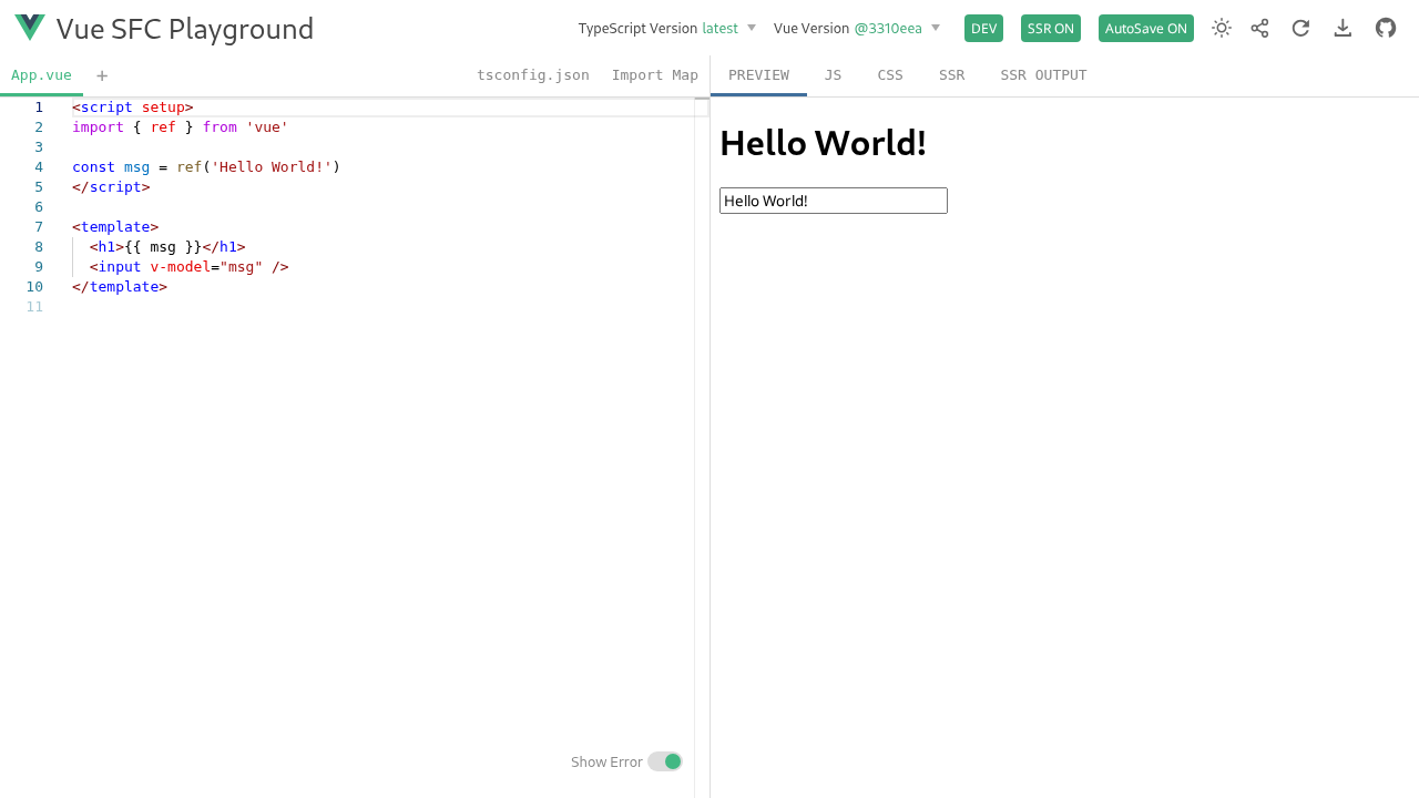 W3: SFC SSR mode toggle exposes SSR output